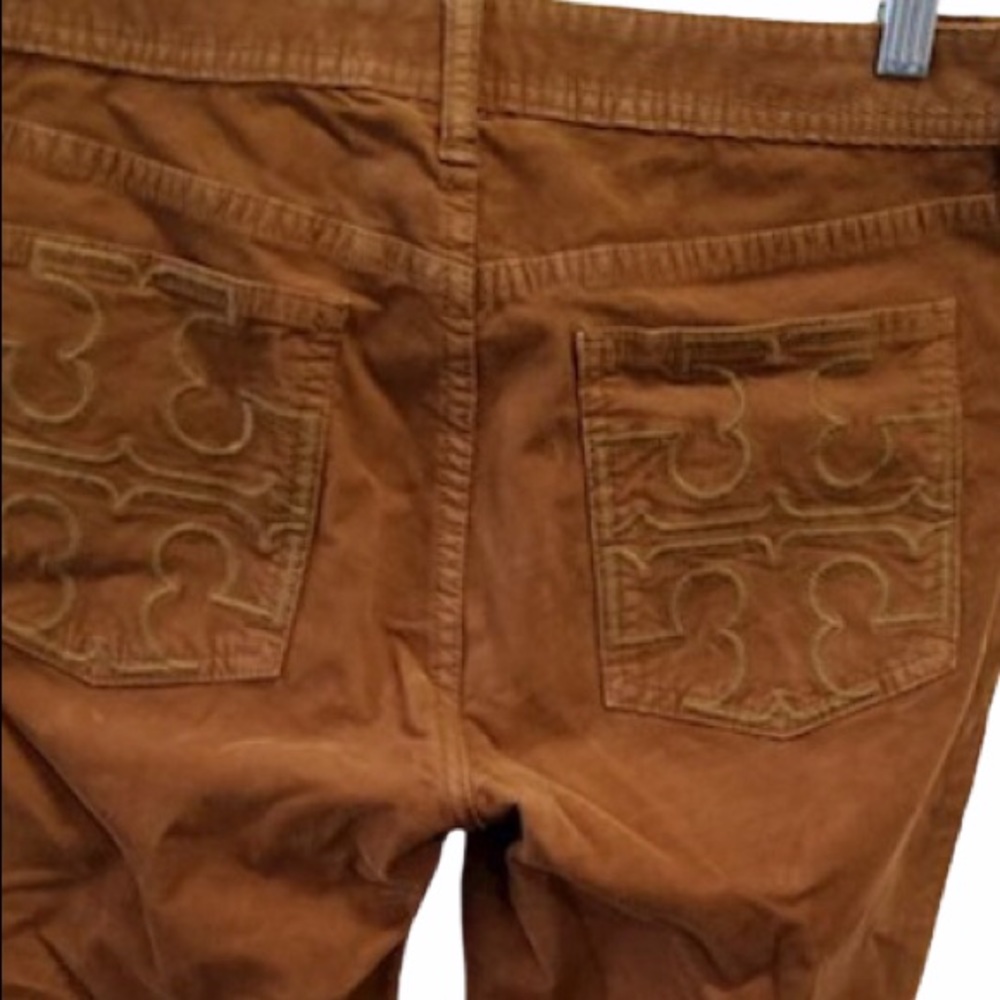 LUXURY CORDUROYS 29  |  TORY BURCH CORDUROY JEANS 29 | LOGO BACK POCKET